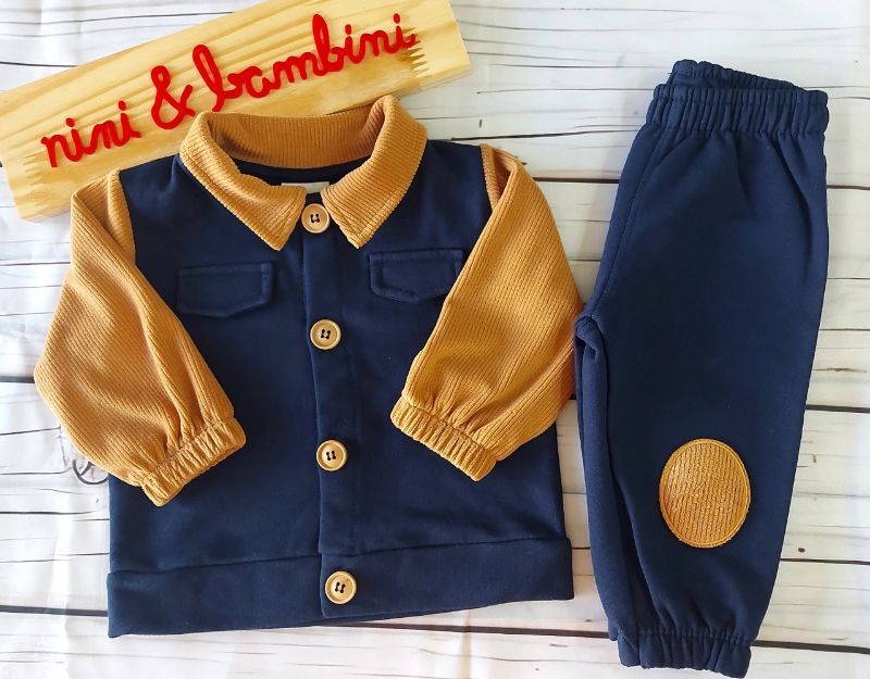 CONJUNTO CASACO E CALCA