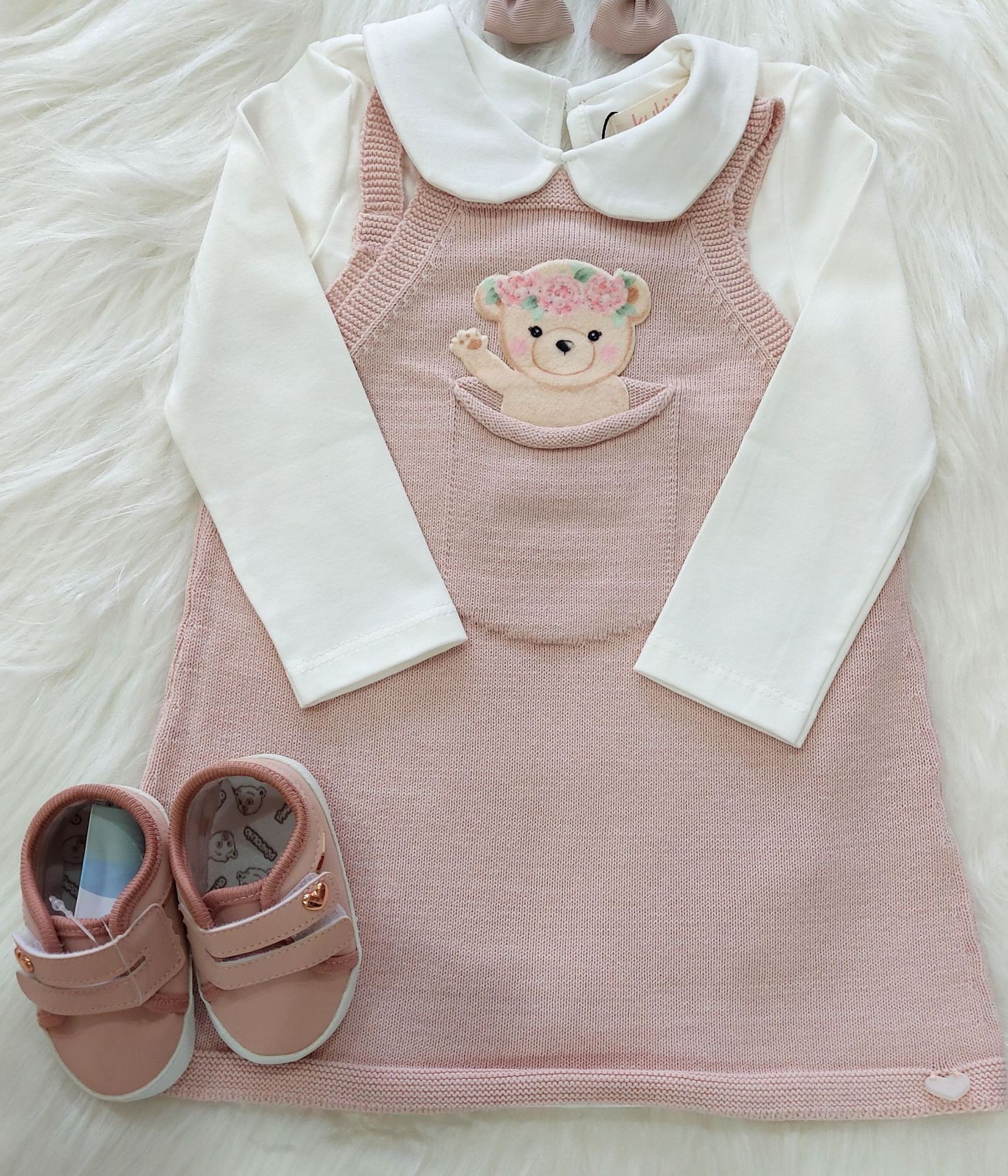 CONJUNTO BODY E SALOPETE