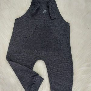 CONUNTO BODY ML ESTAMPADA/JARDINEIRA MINI & CO