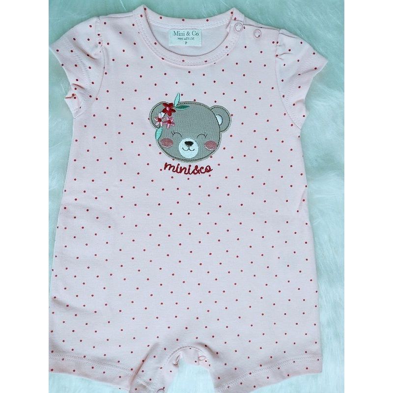 MINI & CO MACACAO MANGA CURTA POA URSINHA BORDADA