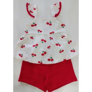 CONJUNTO INFANTIL BATA ALÇA E SHORTS MOLETINHO ALAKAZOO