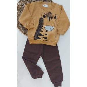 D8231 P-G DUZIZO CJ BLUSA ML ZEBRA/CALCA MOL G