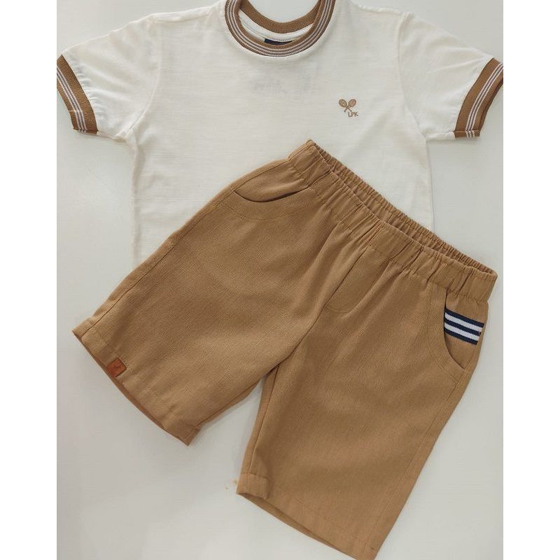 6410 4-10 LANFEL CJ CAMISETA RAQUETE/BERM LINHO 8