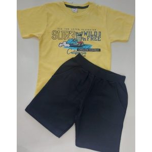 D8518 4-10 DUZIZO CJ CAMISETA ALLIGATOR/BERM  MOL 4